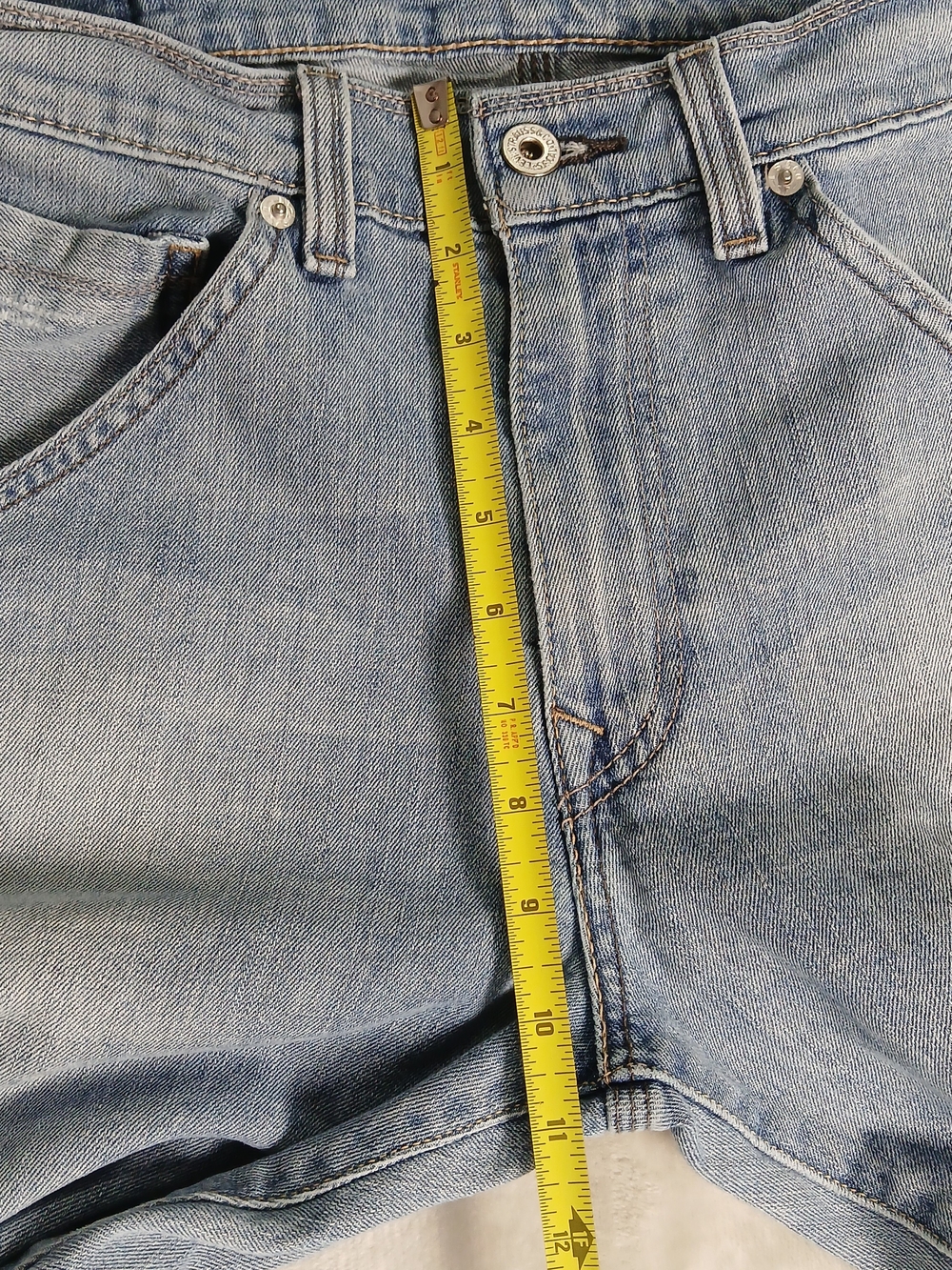 Levi's 527 Bootcut Jeans 33x34 Men's Light Wash Western Cowboy - Picture 10 of 15